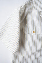 1990s LIZ s/s glitter stripe shirt