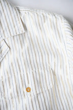 1990s LIZ s/s glitter stripe shirt