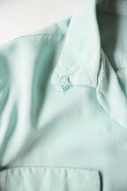 1950s NAT NAST s/s open collar rayon shirt