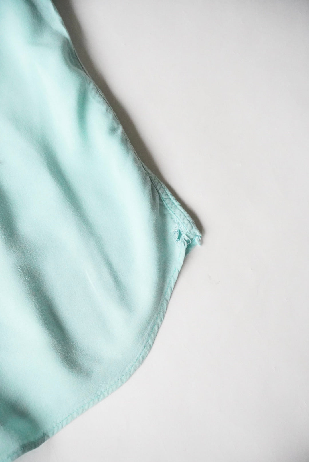 1950s NAT NAST s/s open collar rayon shirt