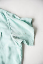 1950s NAT NAST s/s open collar rayon shirt