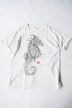 1990s seahorse graphic tee