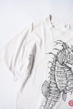 1990s seahorse graphic tee