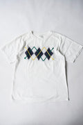 1990s patchwork argyle tee