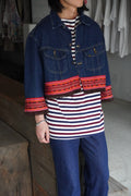 1980s Lee custom denim tracker jacket