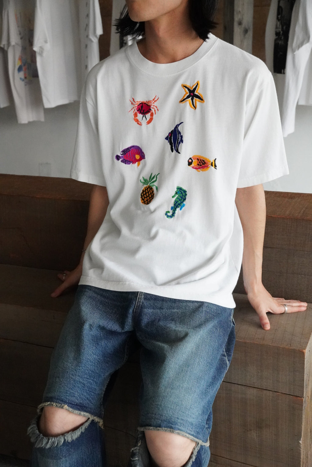1980s Eddie Bauer embroidery tee