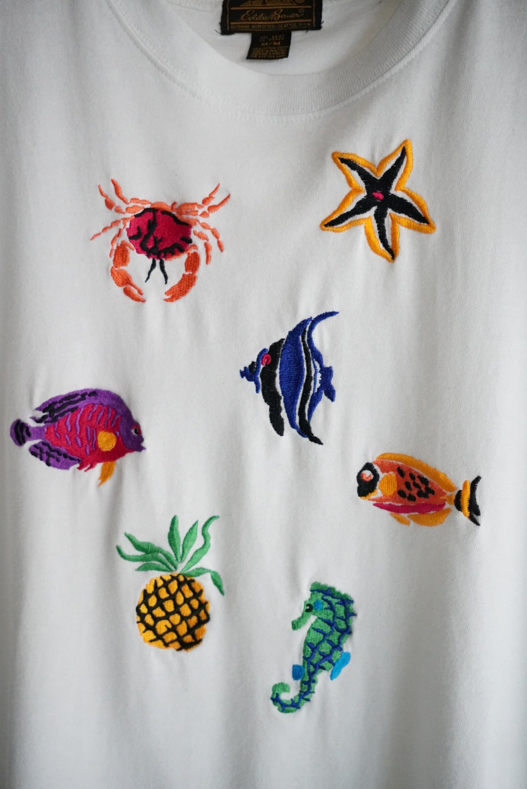 1980s Eddie Bauer embroidery tee