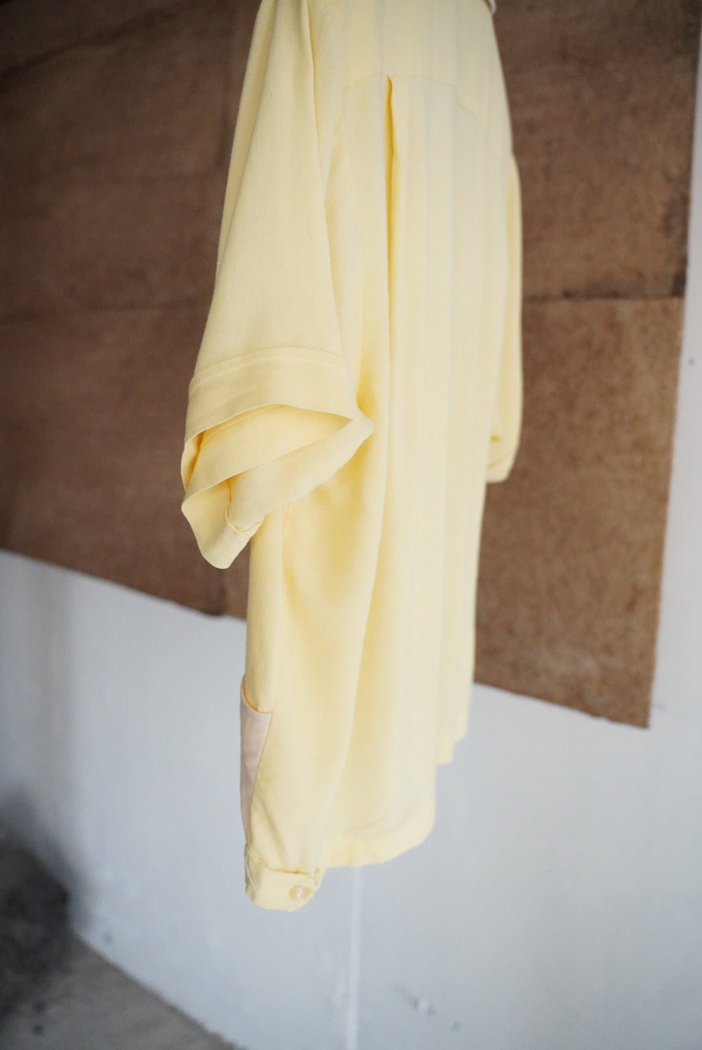 1960s rayon pattern shirt jac