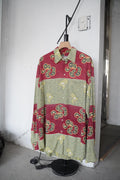 1990s EMPORIO ARMANI paisley pattern rayon shirt