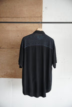 1980s s/s rayon pattern shirt