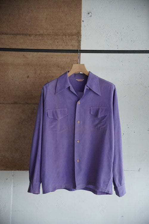 1950s nylon open collar shirt