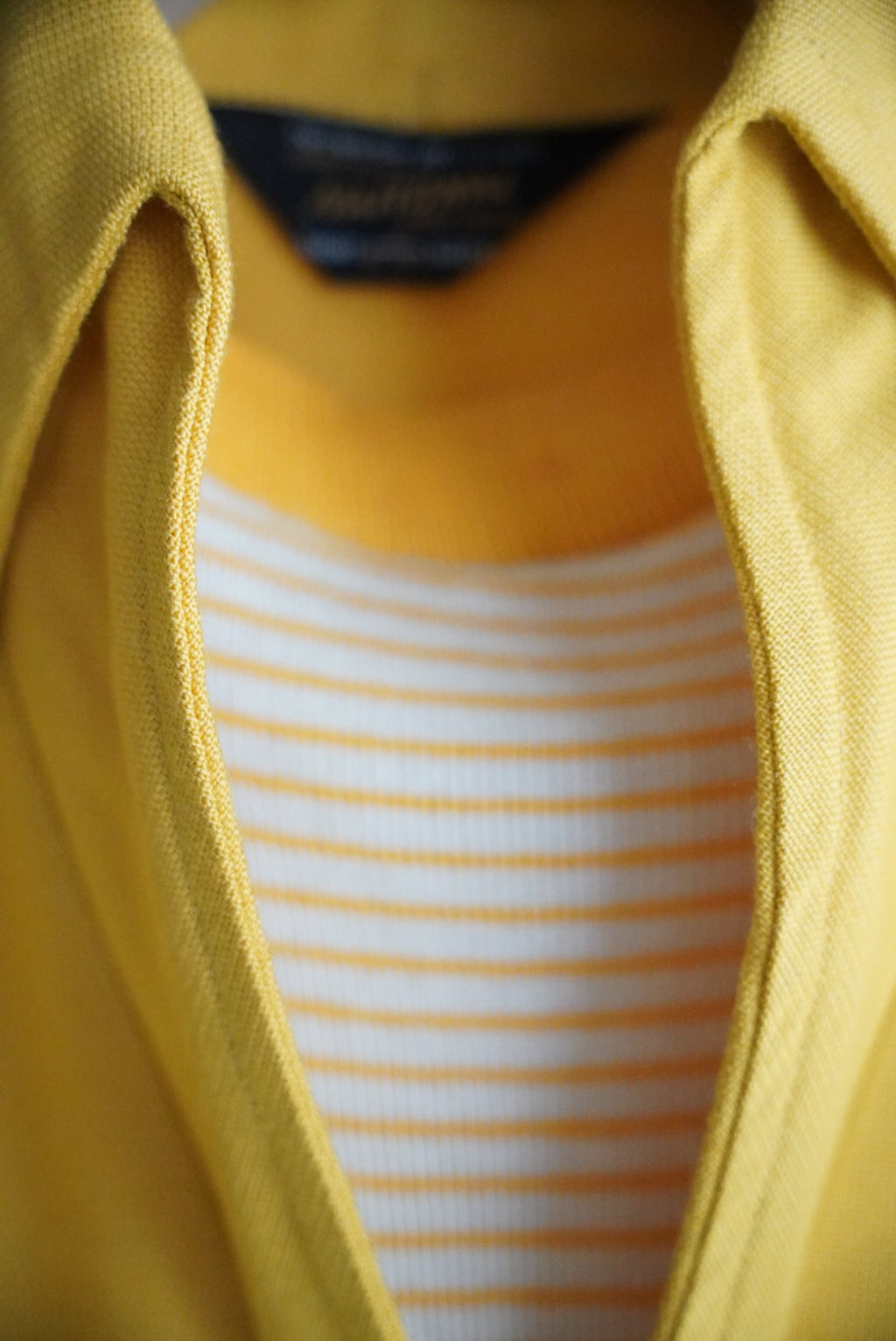 1970s fake layered s/s button down shirt