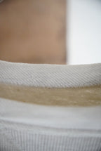 1950s front V flower embroidery sweat