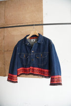 1980s Lee custom denim tracker jacket