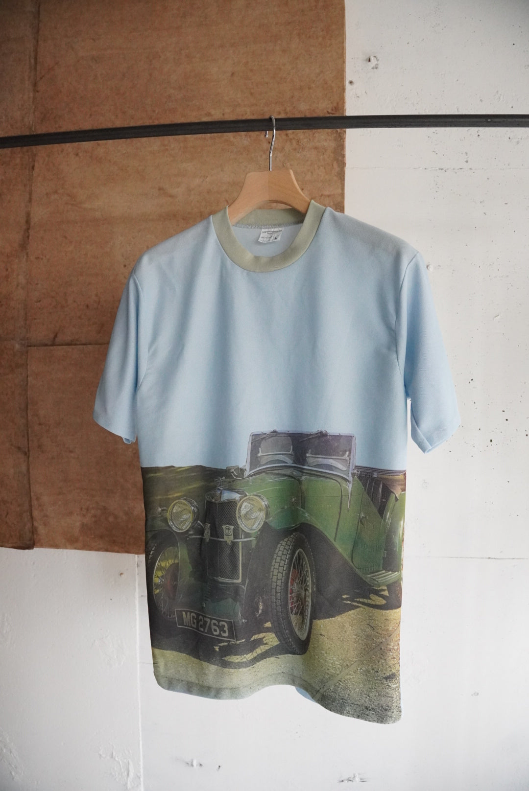 1970s poly print cutsew CLASSIC CAR