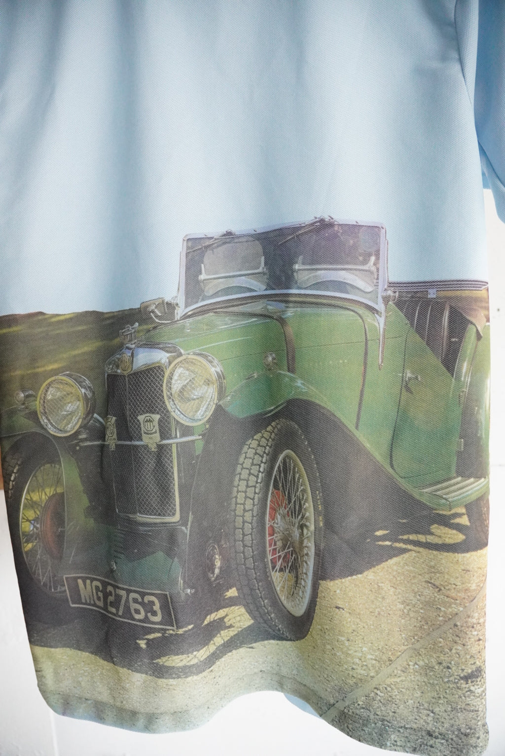 1970s poly print cutsew CLASSIC CAR