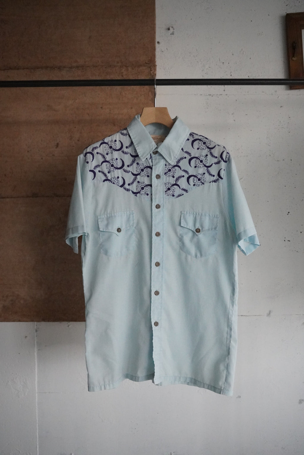 1980s embroidery s/s shirt