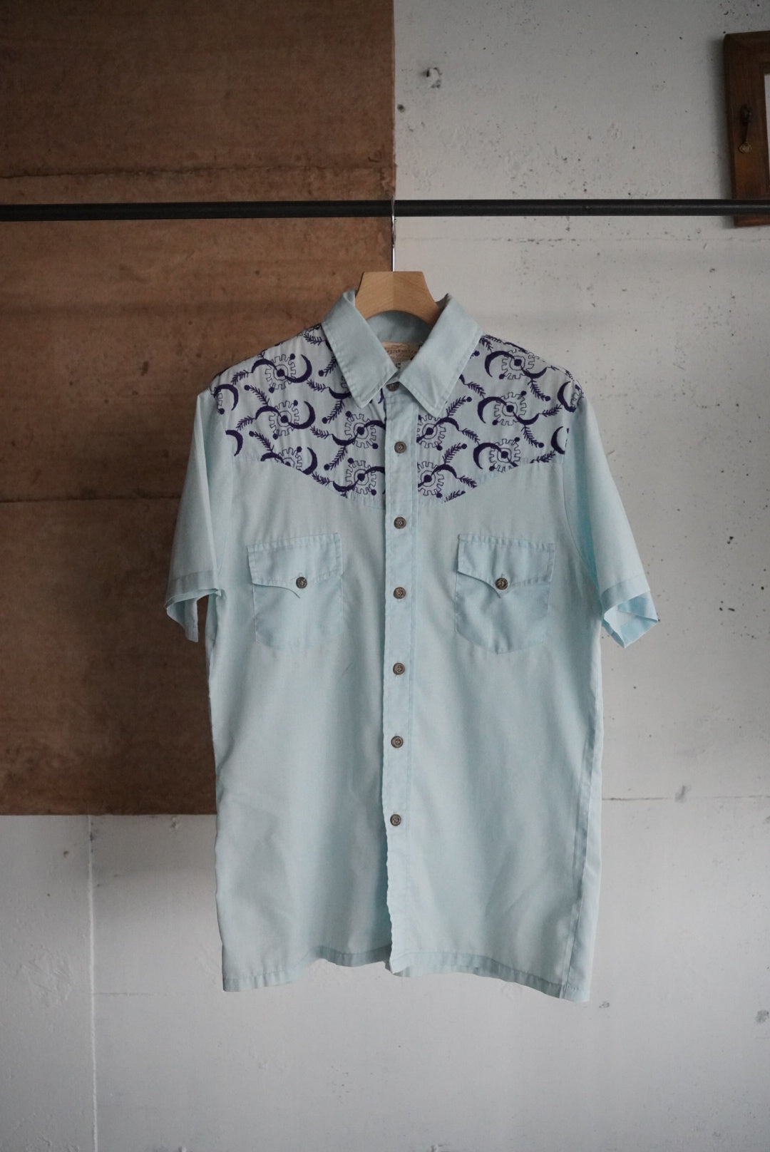 1980s embroidery s/s shirt