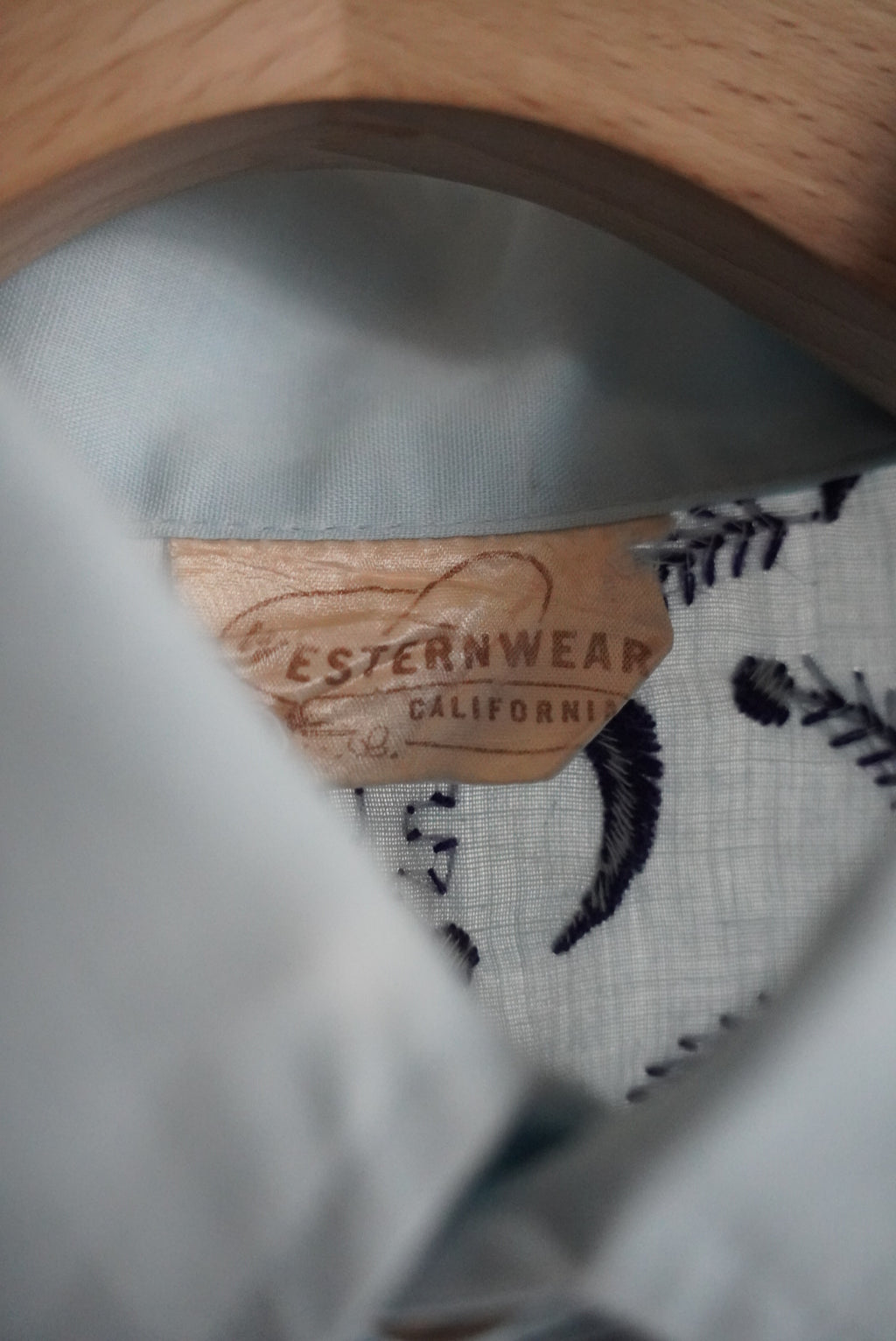 1980s embroidery s/s shirt
