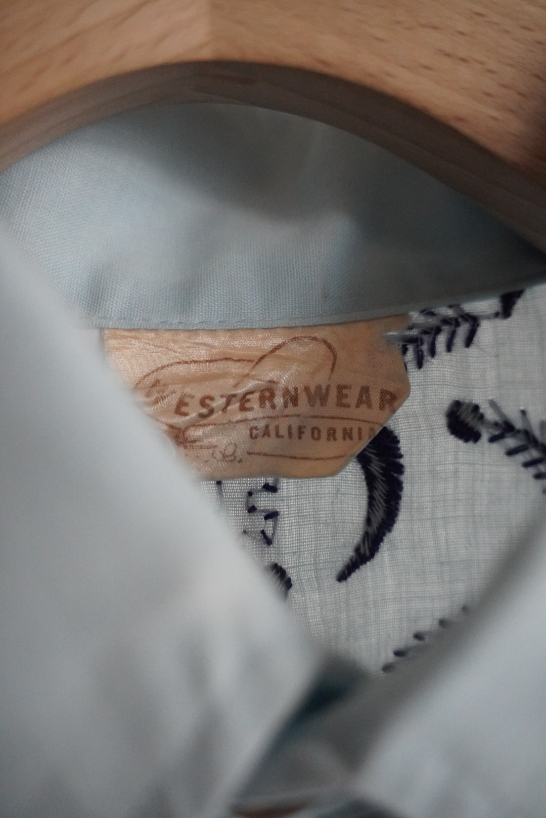 1980s embroidery s/s shirt