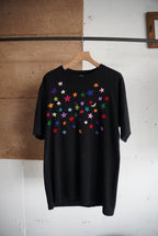 1990s Guatemala embroidery tee "ster"