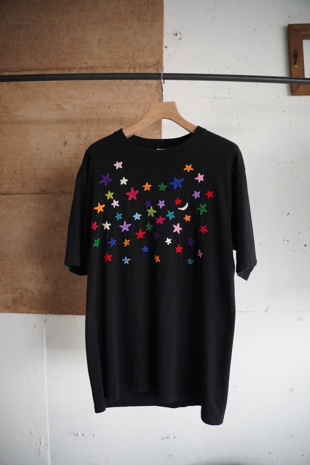 1990s Guatemala embroidery tee "ster"