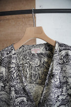 1970s jungle pattern pajama shirt