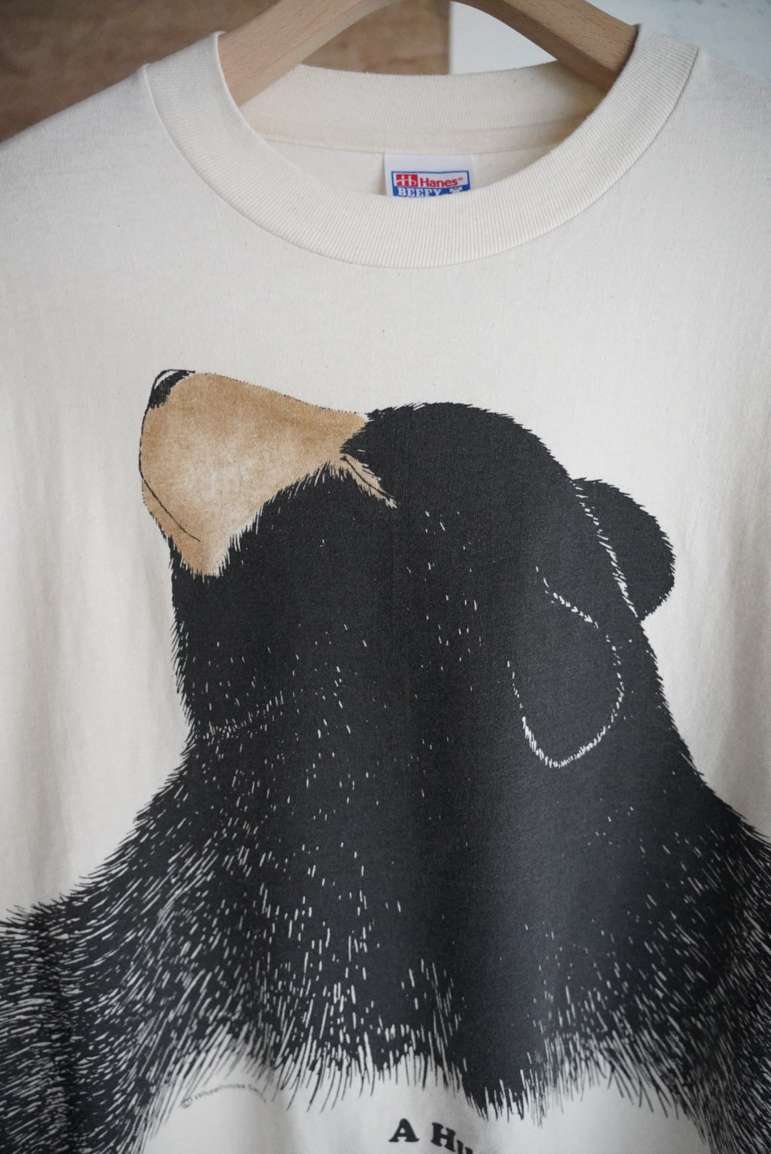1990s hug bear tee