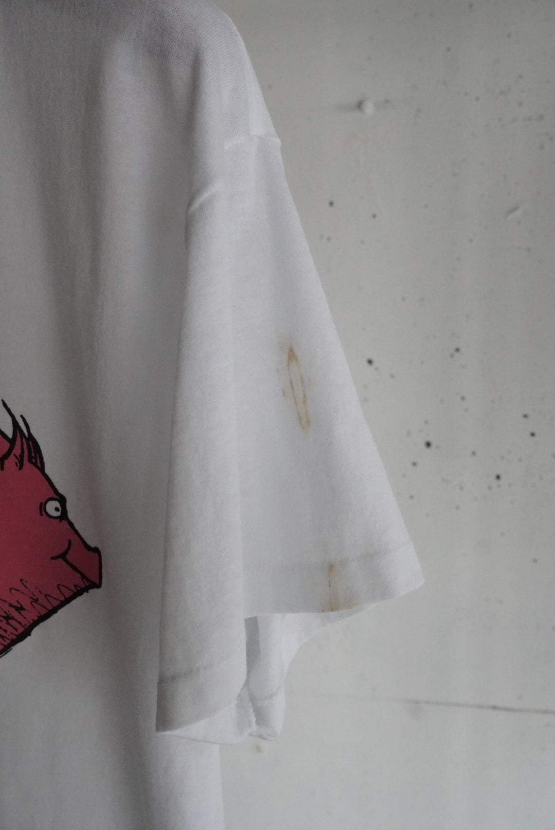 1980s pig print tee