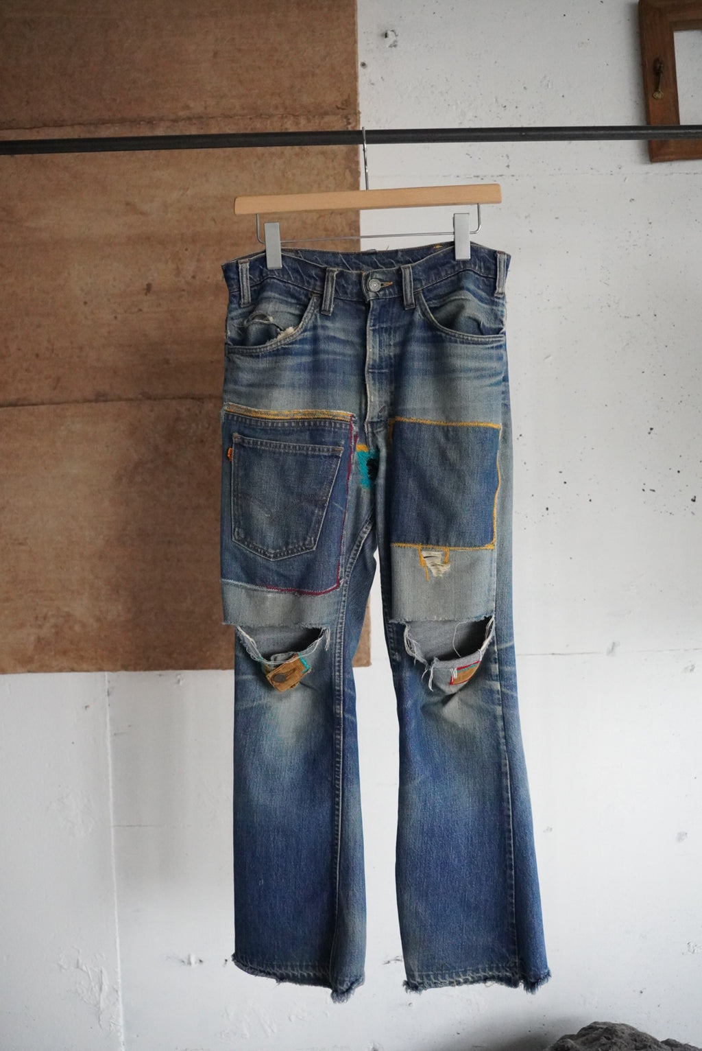 1970s Levi's BIG E custom denim pants