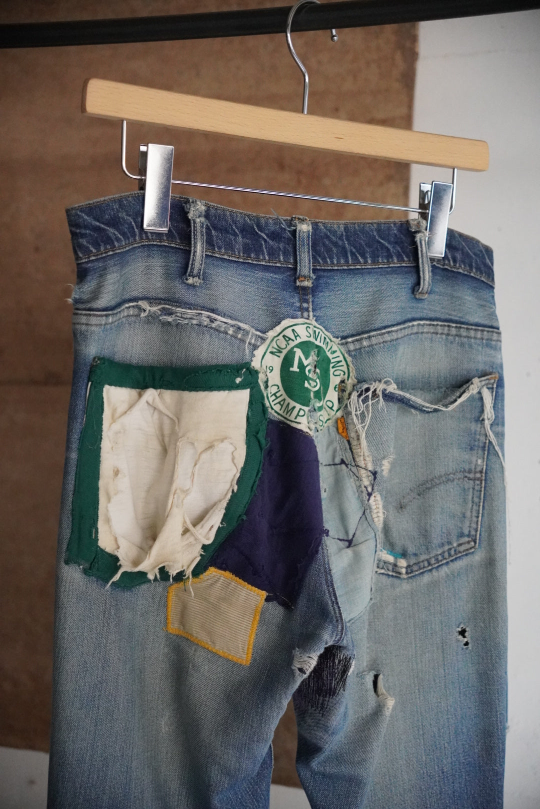 1970s Levi's BIG E custom denim pants