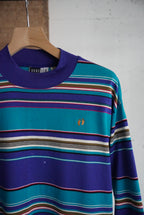 1980s HANG TEN long sleeve border tee