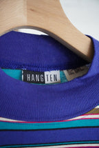 1980s HANG TEN long sleeve border tee