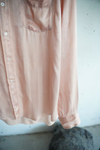 1950s silk stripe dress shirt