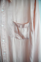 1950s silk stripe dress shirt