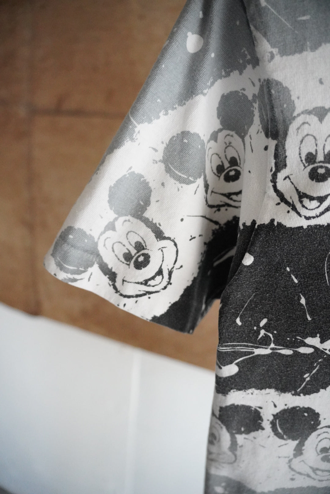 1980s Disney mickey mouse all over print tee