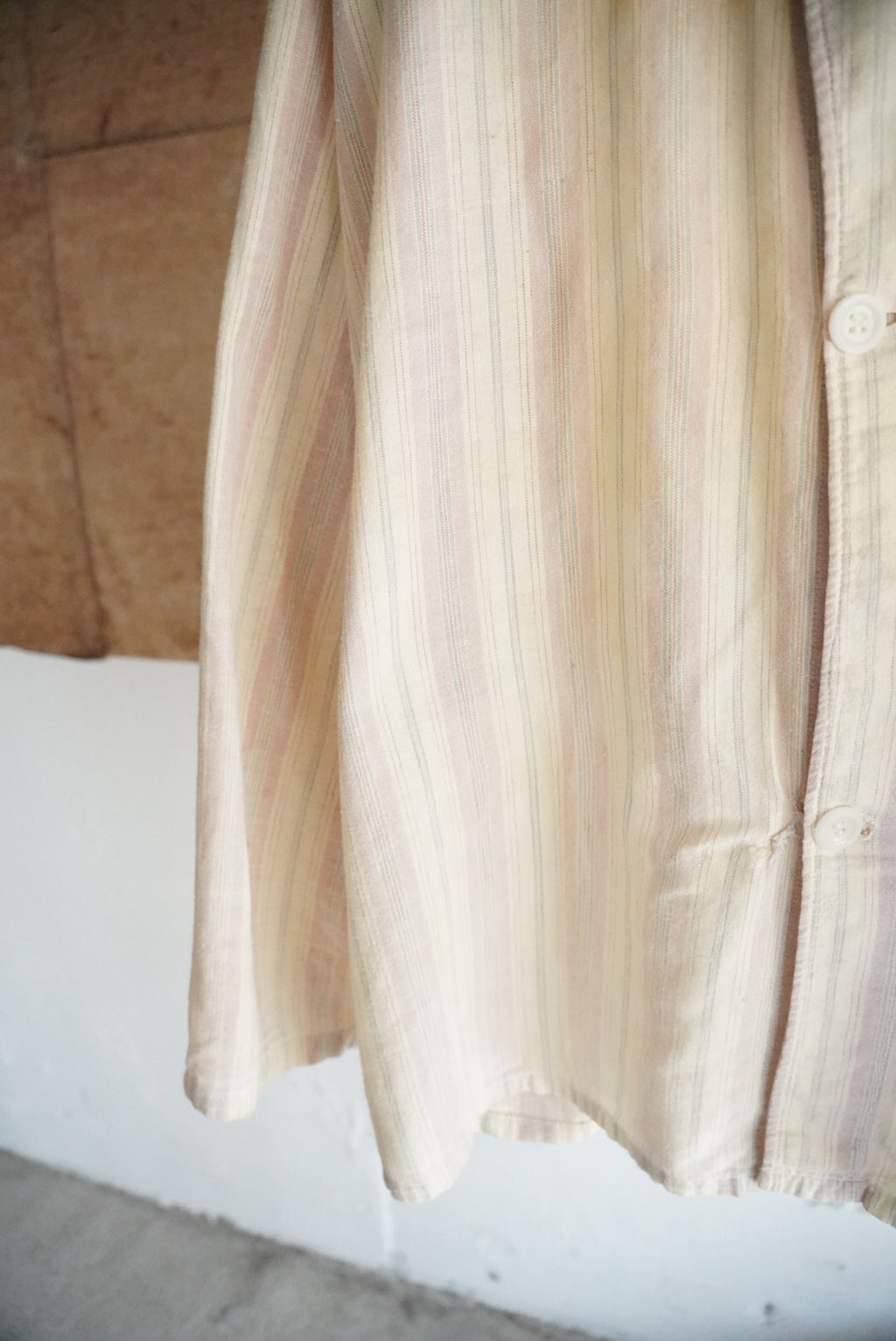1950s stripe pajama shirt jacket
