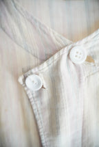 1950s stripe pajama shirt jacket