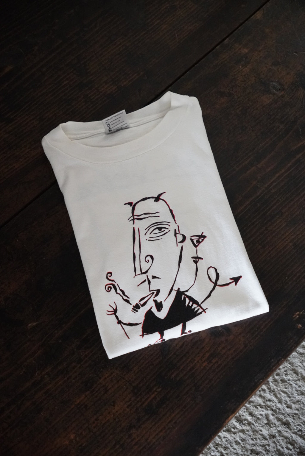1990s devil print tee