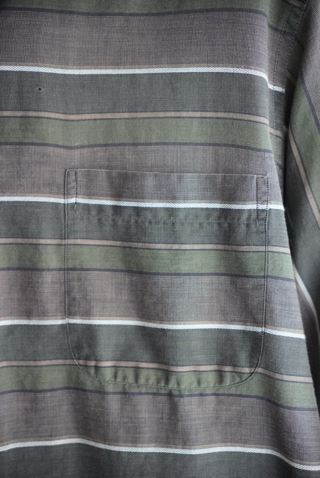 1960s McGREGOR open collar border shirt