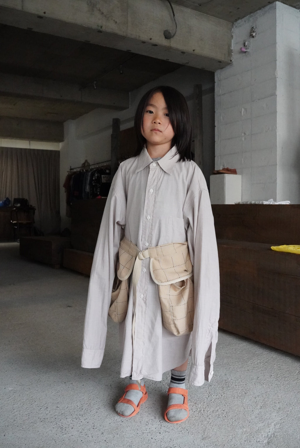 【受注生産】 HOMELESS TAILOR × YAURAN waist apron bag