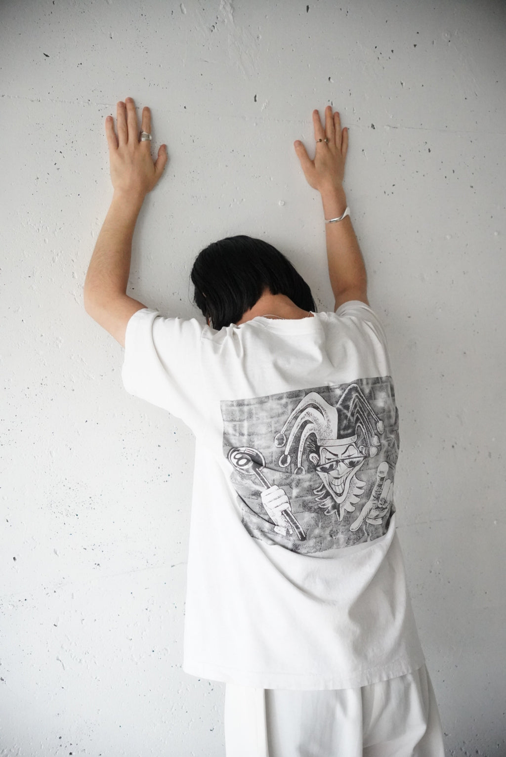 1990s eight ball back print tee