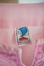 1980s embroidery skipper shirt