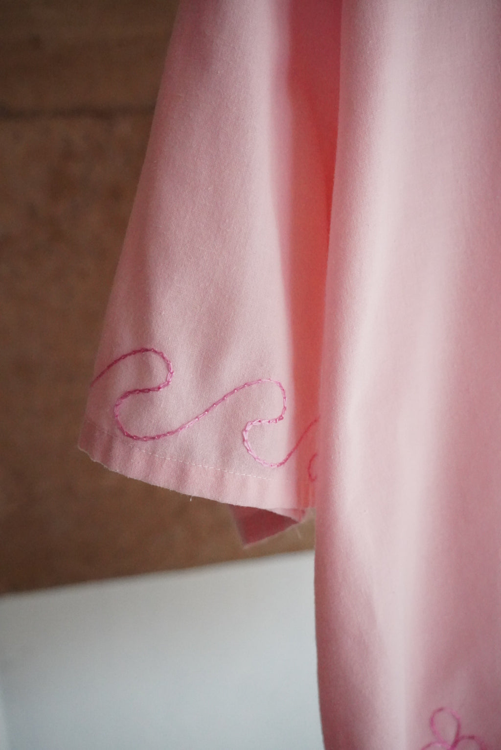 1980s embroidery skipper shirt
