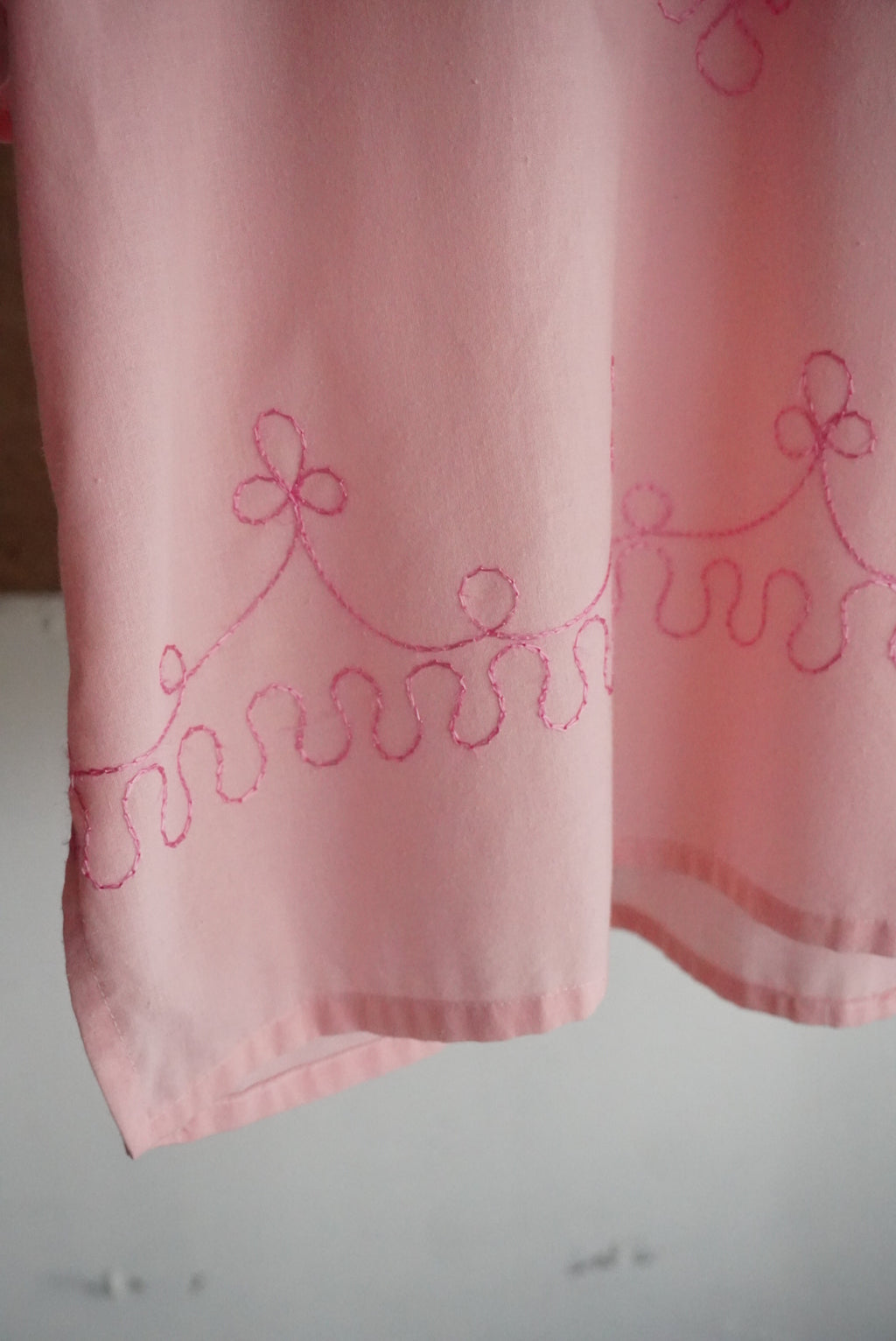 1980s embroidery skipper shirt
