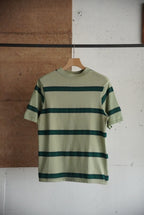 1970s TOWN CRAFT jacquard border tee