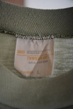 1970s TOWN CRAFT jacquard border tee