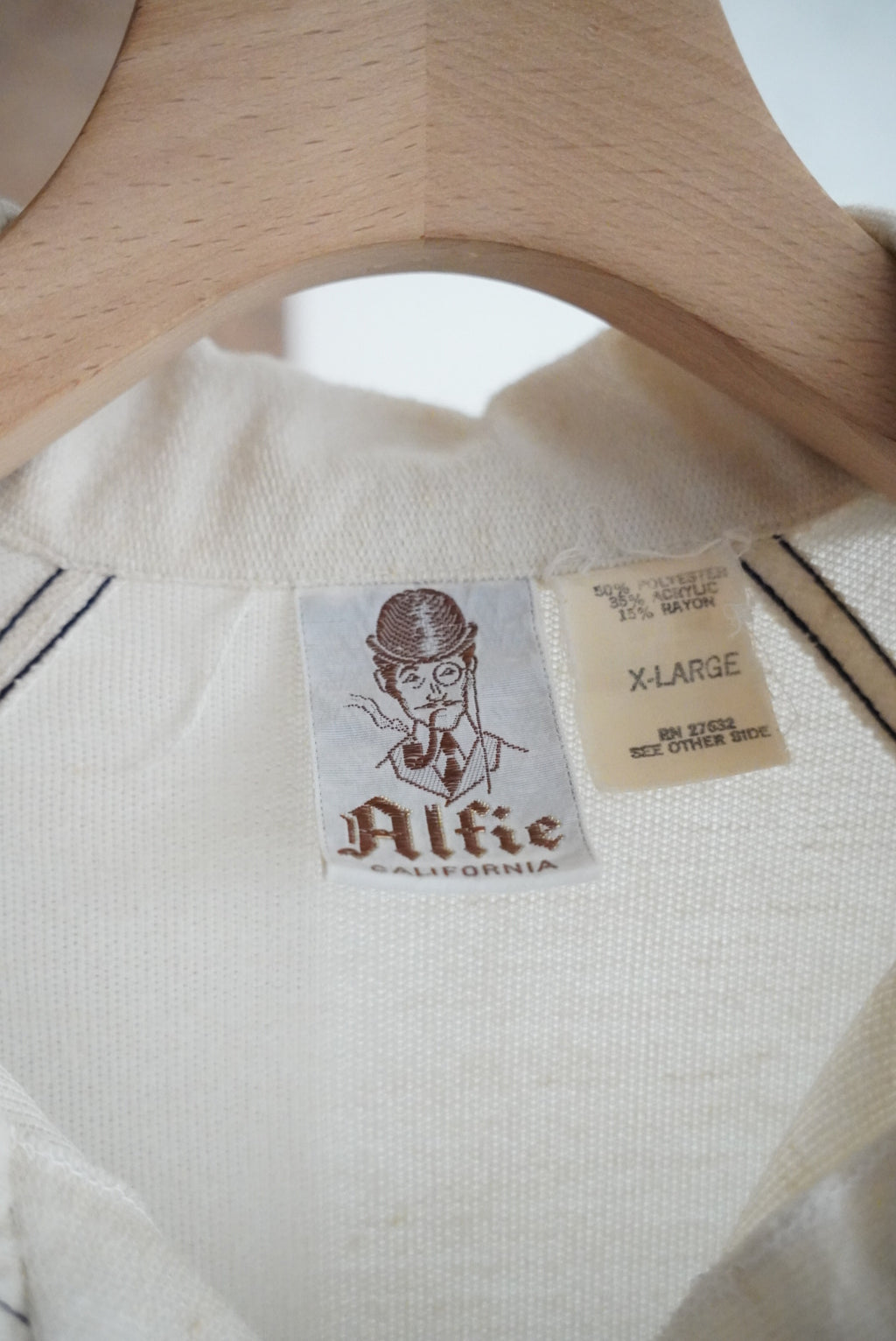 1970s raglan sleeve stitch shirt jacket
