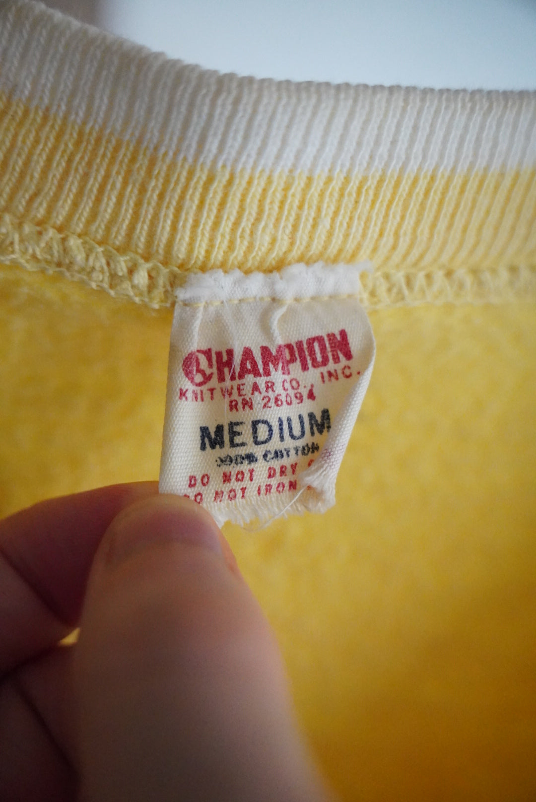 1960s CHAMPION v neck s/s sweat