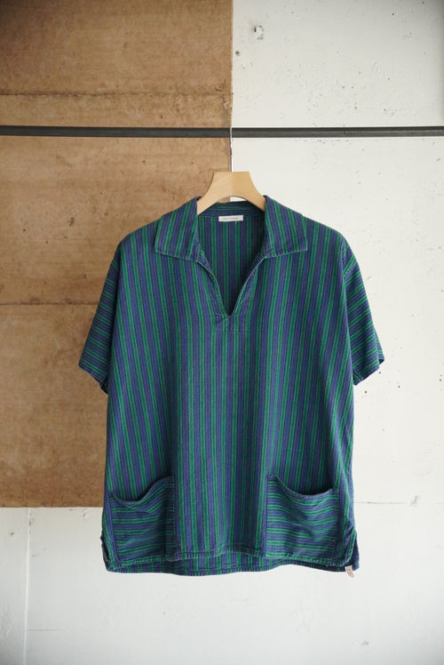 1970s s/s stripe skipper shirt